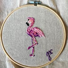Flamenco. Un progetto di Belle arti, Ricamo, Creatività e Disegno di Josefina Allendes - 03.07.2019