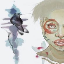 Mi Proyecto del curso: Retrato ilustrado en acuarela. Un progetto di Illustrazione digitale e Pittura ad acquerello di Pink Necro - 04.07.2019