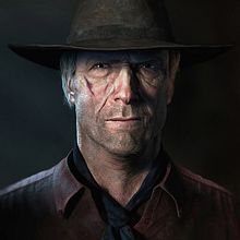 Clint Eastwood 3D. 3D, 3D Character Design, and 3D Modeling project by Miguel Miranda - 11.04.2014