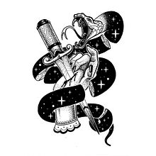 Serpiente - Colección Douce Mort. Un progetto di Disegno, Design, Fashion design e Illustrazione tradizionale di Diego jkr - 04.10.2018