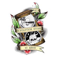10 años - Colección Revolution Store. Un progetto di Fashion design, Illustrazione tradizionale e Illustrazione vettoriale di Diego jkr - 04.07.2019