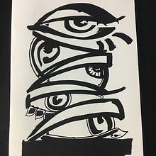 Torre de ojos. . Un proyecto de Creatividad y Dibujo de Sylvana Lobato - 05.07.2019
