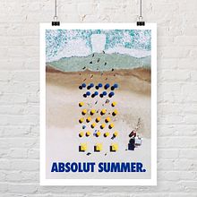 Absolut Summer. Criatividade, Direção de arte, Design, Design de cartaz, Design gráfico, e Fotografia projeto de Jacobo Gutiérrez Sánchez - 03.06.2019