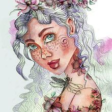 Mi Proyecto del curso: Retrato ilustrado en acuarela. Un progetto di Bozzetti, Creatività, Illustrazione tradizionale e Illustrazione digitale di Petry Rey - 05.07.2019