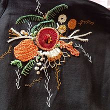Mi Proyecto del curso: Técnicas avanzadas de bordado: puntadas y composiciones con volumen. Fondo marino.. Embroider project by Maria - 07.05.2019