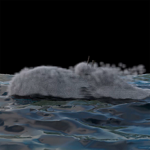 Submarino emergiendo. Un proyecto de 3D, Postproducción audiovisual y VFX de Juan Cubero Armendariz - 06.07.2019