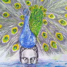 UNIT 1 - Animalization myself. Watercolor Painting project by Lena Lanak - 07.06.2019
