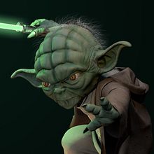 Yoda. 3D projeto de Eigleer Nunes - 07.07.2019