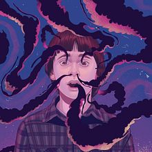 Ilustracion para campaña de Stranger Things. Un progetto di Illustrazione tradizionale di German Gonzalez Ramirez - 07.07.2019
