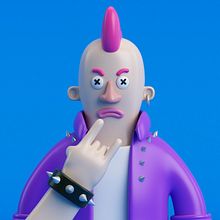 Punkie. 3D project by Eduardo Medina - 07.08.2019