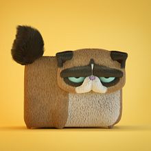 Grumpy Cat . 3D projeto de Eigleer Nunes - 08.07.2019