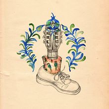 Portada de disco Ein Projekt aus dem Bereich Zeichnung, Design, Traditionelle Illustration, Musik und Aquarellmalerei von Cristina Calvache Quesada - 08.07.2019