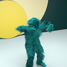 Baile peludo. Un proyecto de 3D, Animación, Animación 3D, Animación de personajes, Bellas Artes, Cine, Cine, vídeo, televisión, Concept Art, Creatividad, Dirección de arte, Diseño, Diseño de personajes, Diseño de personajes 3D, Diseño gráfico, Escenografía, Instagram, Modelado 3D, Motion Graphics, Multimedia, Post-producción fotográfica		, Postproducción audiovisual, Realización audiovisual y Vídeo de Alejandro Soriano - 08.07.2019