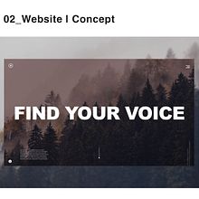 02_Website | Concept . Un proyecto de UX / UI de Samuel Castillo - 08.07.2019