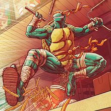 TMNT Parte 1. Een project van Stripboek,  Tekening, Traditionele illustratie y Digitale illustratie van Jose Real Lopez - 10.07.2019