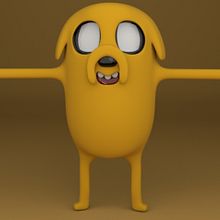 Jake el perro_una nueva versión. 3D project by Jonathan Ponce de Haro - 07.11.2019