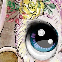 Encuadernación artesanal con búho bebita. . Een project van Digitale illustratie y Kinderillustratie van Yira Ramírez Pérez - 11.07.2019