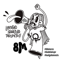 Huelga 8M 2018. Traditional illustration project by Meg HG - 07.11.2019