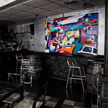 Composión VS Color. Projekt z dziedziny  Malarstwo użytkownika Sandra Cañadilla Ortiz - 11.07.2019