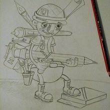 Mi Proyecto del curso: Introducción a la creación de personajes estilo cartoon. Projekt z dziedziny Sketching, R, sunek ołówkiem, Projektowanie postaci, Trad, c i jna ilustracja użytkownika Henry Cuero Álvarez - 12.07.2019