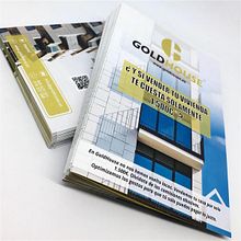 Realización de dípticos diseño e impresión para la inmobiliaria Gold House en Madrid. Un progetto di Design, Marketing digitale e Pubblicità di LJ Graphic - 07.05.2019