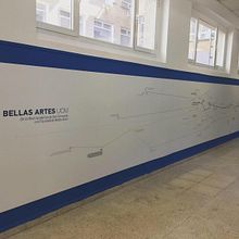 Rotulación e instalación Facultad Bellas Artes, Madrid. Un projet de Design , Marketing , et Publicité de LJ Graphic - 02.07.2019