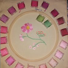 Mi Proyecto del curso: Teoría del color para proyectos textiles. Projekt z dziedziny Craft,  Haft,  Sz, cie, Kreat i wność użytkownika maria_ni - 12.07.2019