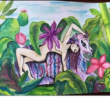 Mi Proyecto del curso: Animalario botánico: acuarela, tinta y grafito . Ilustrație tradițională de Delia Sepulveda Pizarro - 07.13.2019