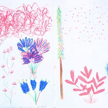 Minhas páginas de experiências gráficas do Curso Techniques to Unlock your Creativity course. Traditional illustration, Fine Arts, Painting, Creativit, Creating with Kids, and Sketchbook project by Audrey Moreira Hojda - 07.13.2019