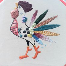 Mi Proyecto del curso: Técnicas de bordado: ilustrando con hilo y aguja. Embroider project by sandra yepes - 07.13.2019