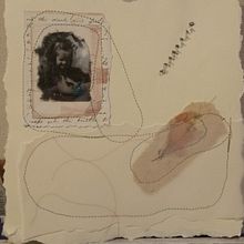 Mi Proyecto del curso: Técnicas de bordado experimental sobre papel. Paper Craft project by Gabriela Palma - 07.14.2019