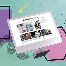 Landing Design - El Corte Inglés. Projekt z dziedziny Projektowanie interakt, wne, Web design i  Reklama użytkownika María Pérez Perales - 14.07.2019