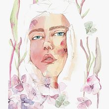 Mi Proyecto del curso: Retrato ilustrado en acuarela. Un progetto di Illustrazione tradizionale di Sara Sánchez - 14.07.2019