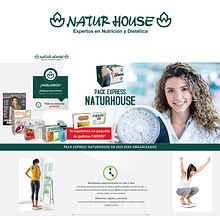 Landing Naturhouse Pack Express. Web Design project by Jesús Fernando Martín - 07.15.2019