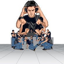 THE FLOOR IS FLAVA VOL.2. Traditional illustration, and Digital Illustration project by Leandro López - 05.20.2019