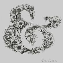 Ampersand floral. Artes plásticas, Design gráfico, Ilustração tradicional, Lettering, e Tipografia projeto de Daniela Galliski - 10.06.2018