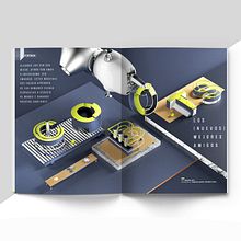 Tec Review Magazine. 3D, Art Direction, Industrial Design, and Traditional illustration project by Francisco Cortés - 05.01.2019