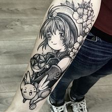 Anime y caricaturas en la piel.