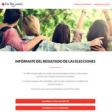 Web Elecciones CRJ 2019 - Cruz Roja Española. Web Development, and Web Design project by Estudio de diseño y comunicacion - 07.16.2019