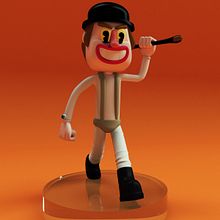 Alex Delarge. Un projet de 3D, Conception de personnages, Conception de personnages 3D , et Modélisation 3D de Asdrúbal Morales Quirós - 16.07.2019