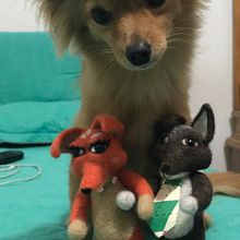 Mi Proyecto del curso: Needle felting: creación de personajes con lana y aguja. Arts, and Crafts project by Vera Orchid Lopez Mariño - 07.16.2019