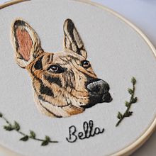 Retrato de Bella . Un proyecto de Bordado de Valentina Castillo - 17.07.2019