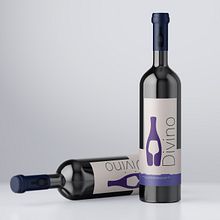 Diseño de logotipo para marca de vino "Divino". Un progetto di Design di loghi di javier de la calle hernandez - 17.07.2019