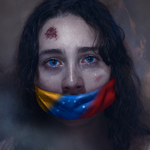 Autorretrato conceptual: Venezuela.. Projekt z dziedziny Fotografia art, st i czna użytkownika Allison Piccolomo - 20.07.2019