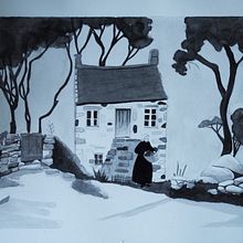 La abuela de caperucita roja.. Un projet de Illustration traditionnelle de Emmanuelle Jego - 20.07.2019
