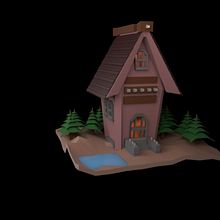 Cabaña_Low. 3D project by Jonathan Ponce de Haro - 07.20.2019