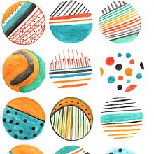 Mi Proyecto del curso: Motivos para repetir . Traditional illustration project by Paulina Enderica - 07.20.2019