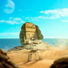 Matte Painting: El templo olvidado. Graphic Design project by José Saavedra - 07.30.2019