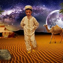 Desert kid. Photo Retouching project by Fernando Torres Paniagua - 02.21.2017
