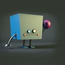 Mi Proyecto del curso: Cubbot, Bit or not to bit!!!. Projekt z dziedziny Projektowanie postaci 3D użytkownika Angel Ramos - 22.07.2019